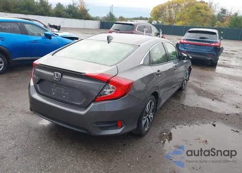 2018 Honda Civic Ex-T from USA, damaged, VIN JHMFC1F32JX009864